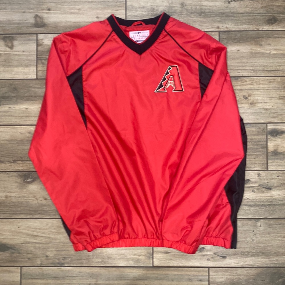 Mens D-Backs Jacket Size L Red Genuine Merchandise